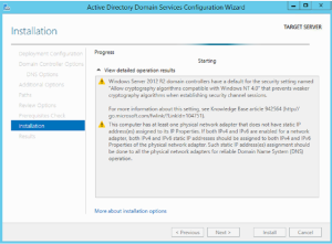 Install new ad server & move active directory operations master role