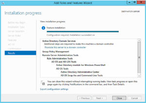 Install new ad server & move active directory operations master role